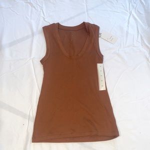 brand new, new day fawn colored tank - JM